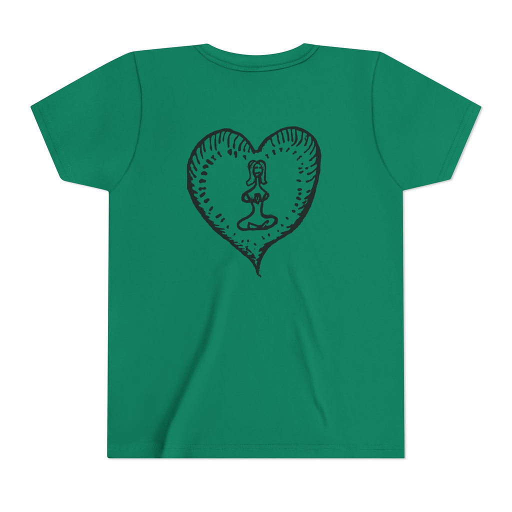 Youth Tee Classic Healing Hippie - Front and Back Design