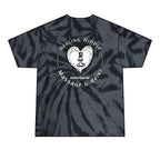 Healing Hippie Tie-Dye Tee — Men's Massage & Reiki Heart Graphic
