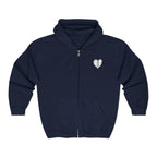 Unisex Healing Hippie Zip-Up Hoodie