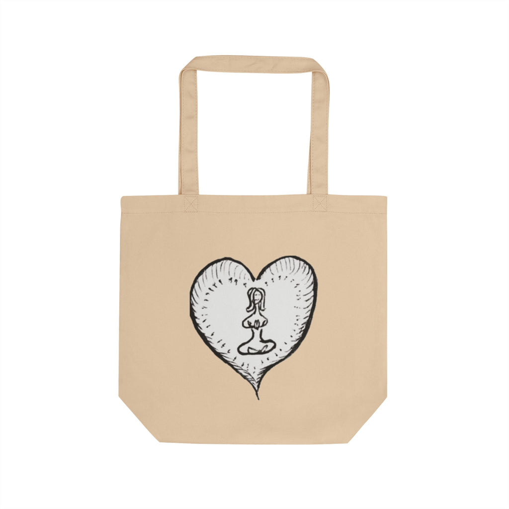 Organic Cotton Tote Bag, Dual-Sided