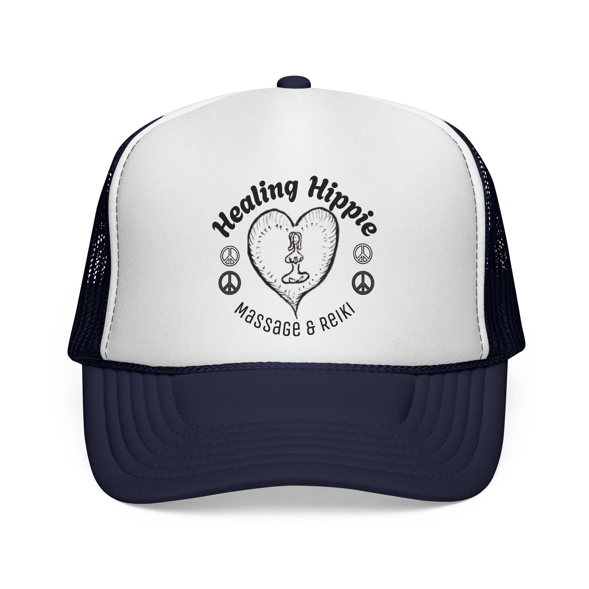 Healing Hippie Trucker Cap - 'Massage and Reiki'