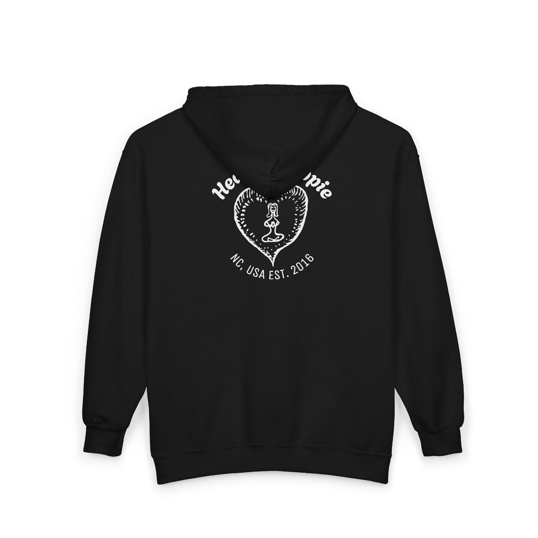 Unisex Healing Hippie Zip-Up Hoodie