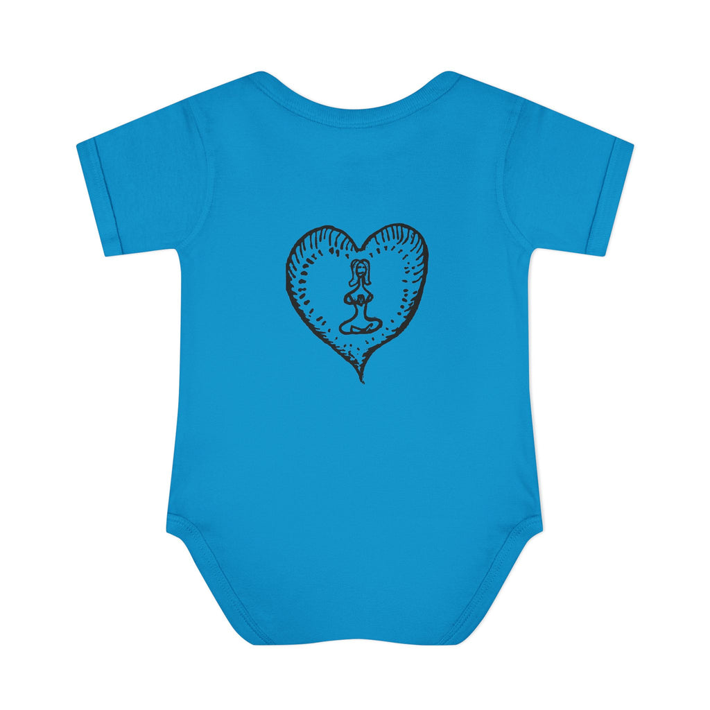 Healing Hippie Infant Bodysuit -  Front & Back Design