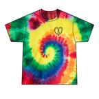 Healing Hippie Tie-Dye Tee — Men's Massage & Reiki Heart Graphic