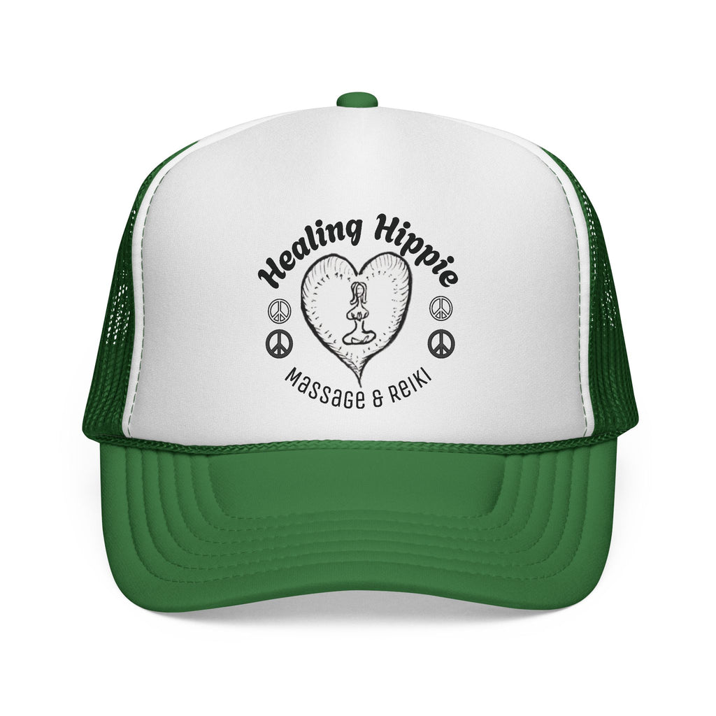 Healing Hippie Trucker Cap - 'Massage and Reiki'