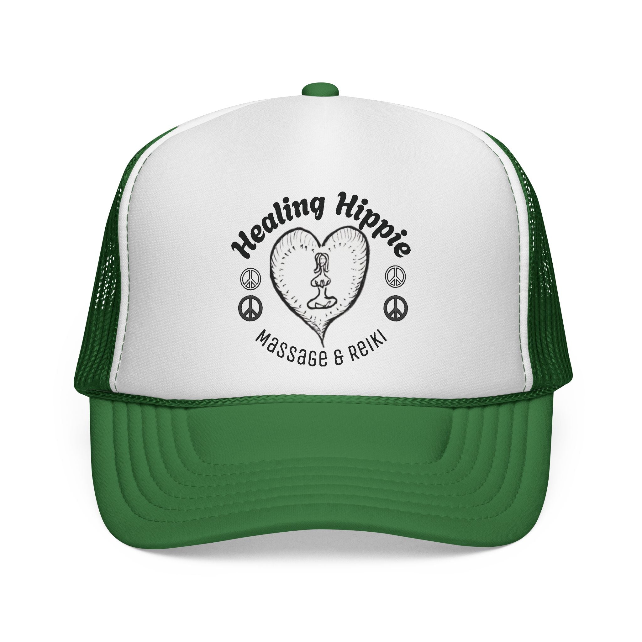 Healing Hippie Trucker Cap - 'Massage and Reiki'