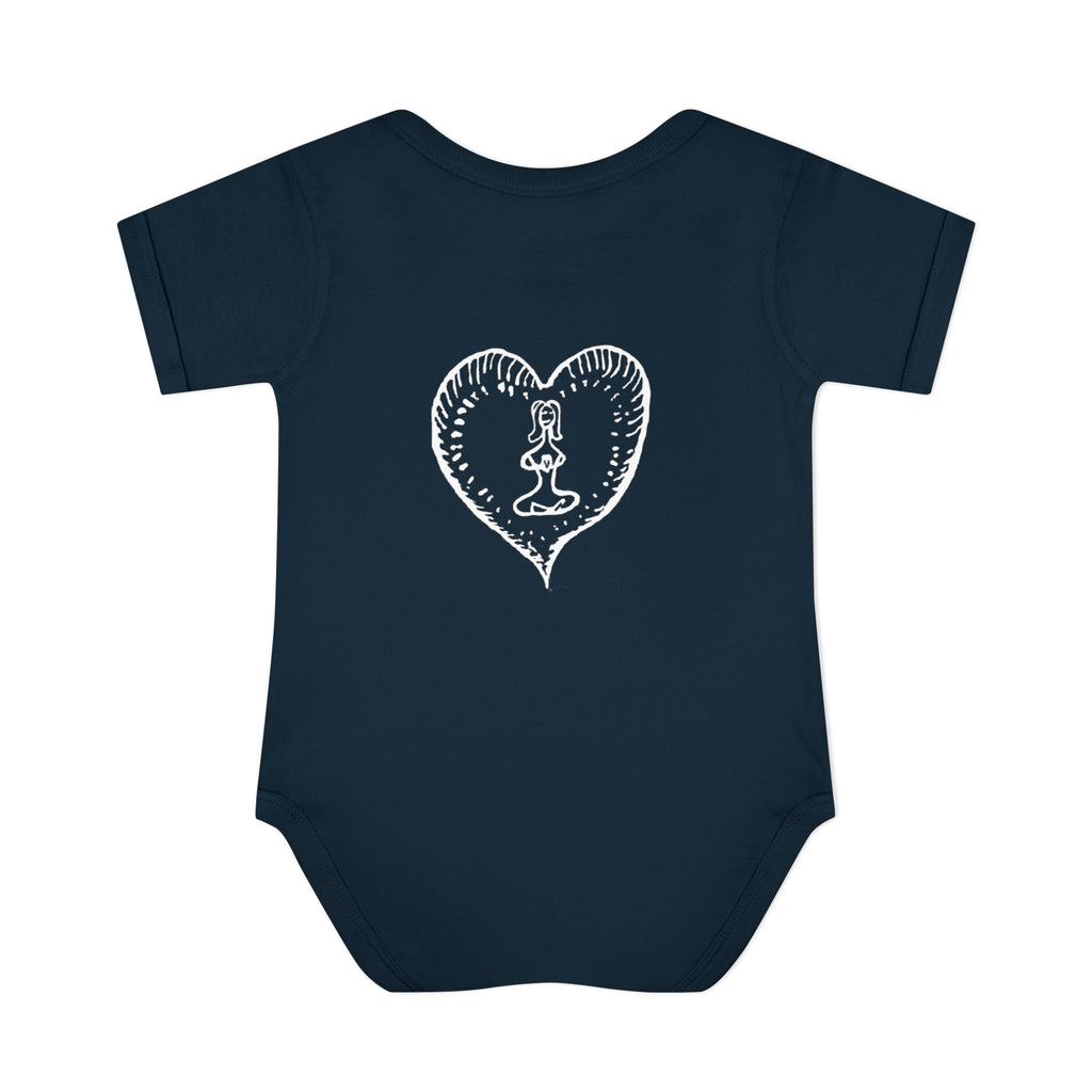 Healing Hippie Infant Bodysuit -  Front & Back Design