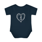 Healing Hippie Infant Bodysuit -  Front & Back Design