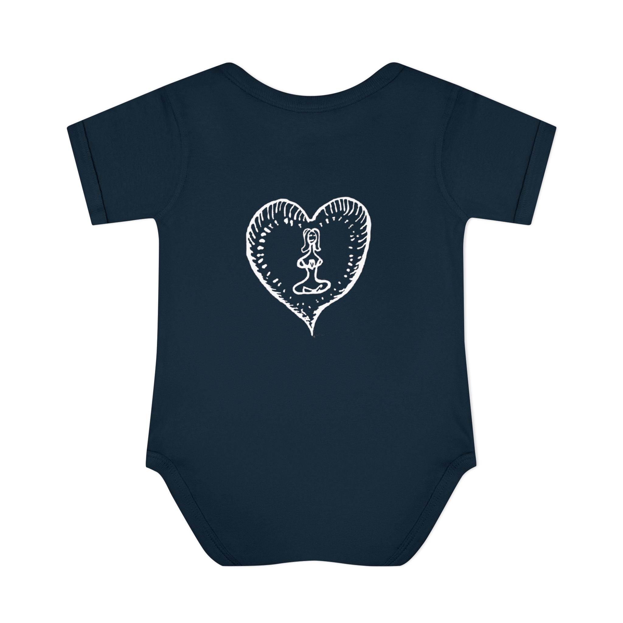 Healing Hippie Infant Bodysuit -  Front & Back Design