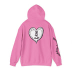 Unisex Pullover Hoodie - Front, Back and Arm Detail - NC,USA EST. 2016