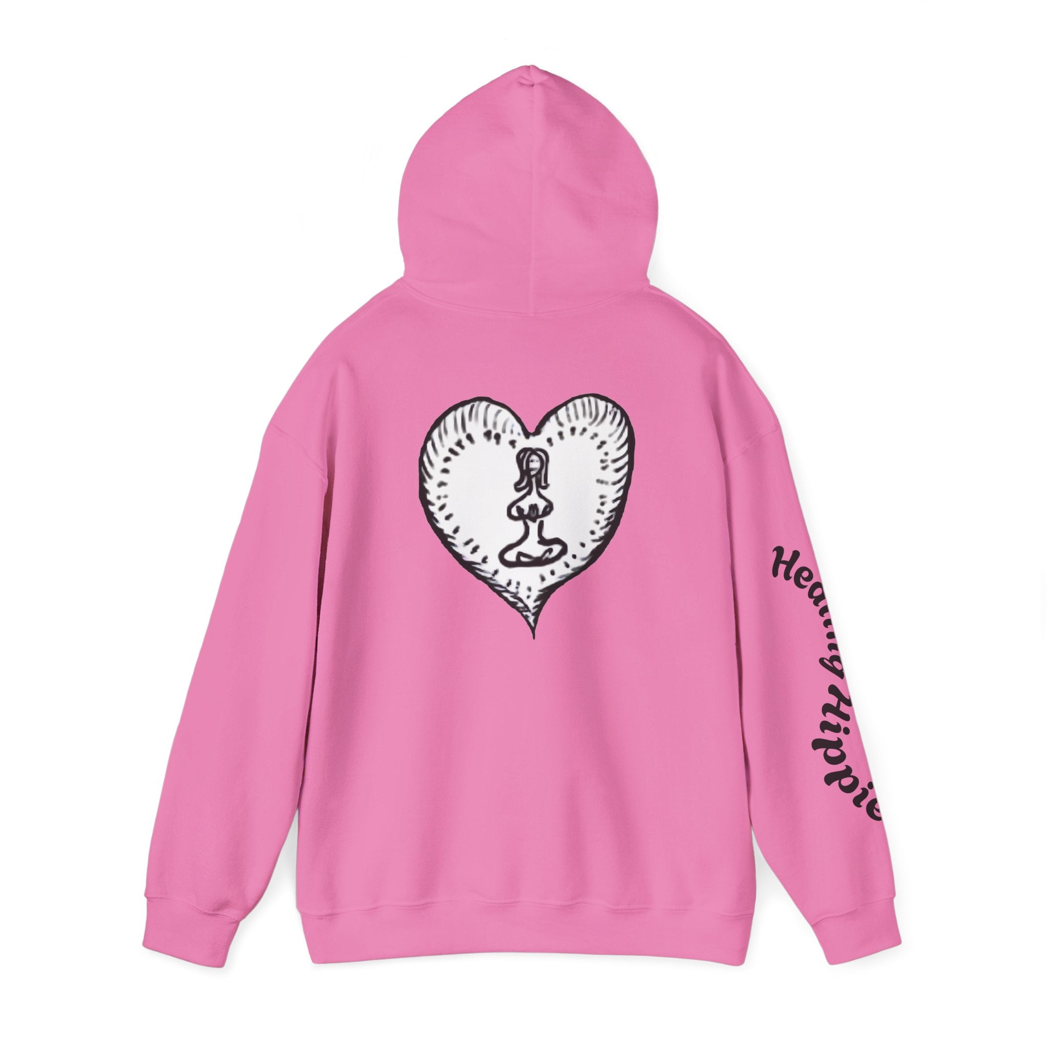 Unisex Pullover Hoodie - Front, Back and Arm Detail - NC,USA EST. 2016