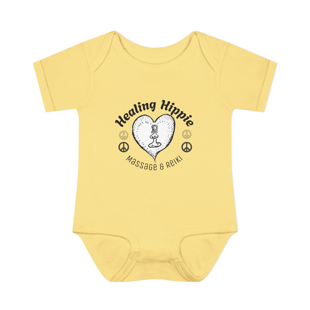 Healing Hippie Infant Bodysuit -  Front & Back Design