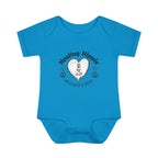 Healing Hippie Baby Bodysuit - Front Design
