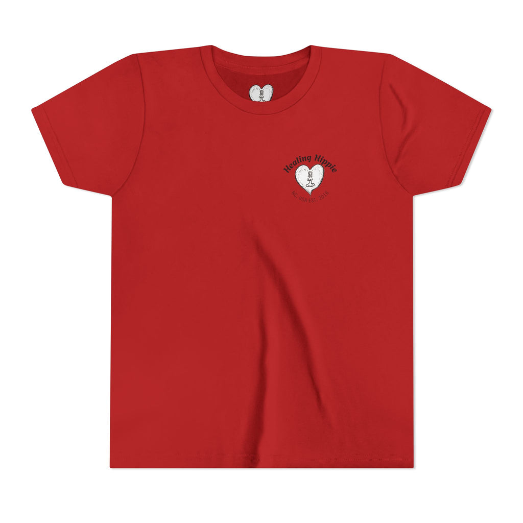 Youth Tee Classic Healing Hippie - Front and Back Design