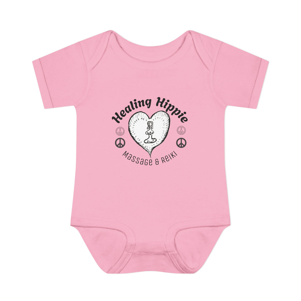 Healing Hippie Infant Bodysuit -  Front & Back Design