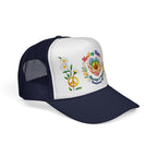Healing Hippie Rainbow Hands Trucker Hat