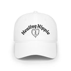 Classic Healing Hippie Embroidered Baseball Cap - Black Stitching