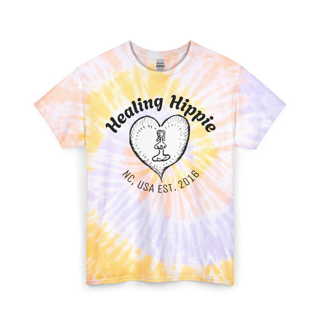 Unisex Eco Cotton Tie Dye- Large Front Design, NC USA EST. 2016
