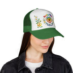 Healing Hippie Rainbow Hands Trucker Hat