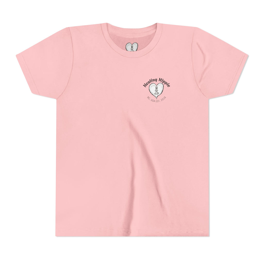 Youth Tee Classic Healing Hippie - Front and Back Design