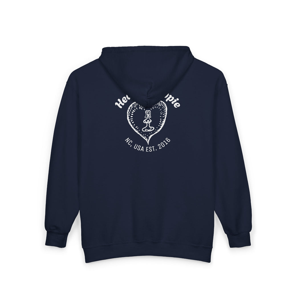 Unisex Healing Hippie Zip-Up Hoodie