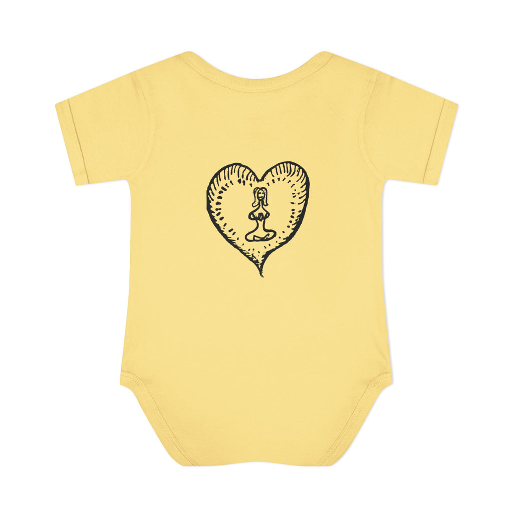 Healing Hippie Infant Bodysuit -  Front & Back Design