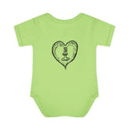 Healing Hippie Infant Bodysuit -  Front & Back Design