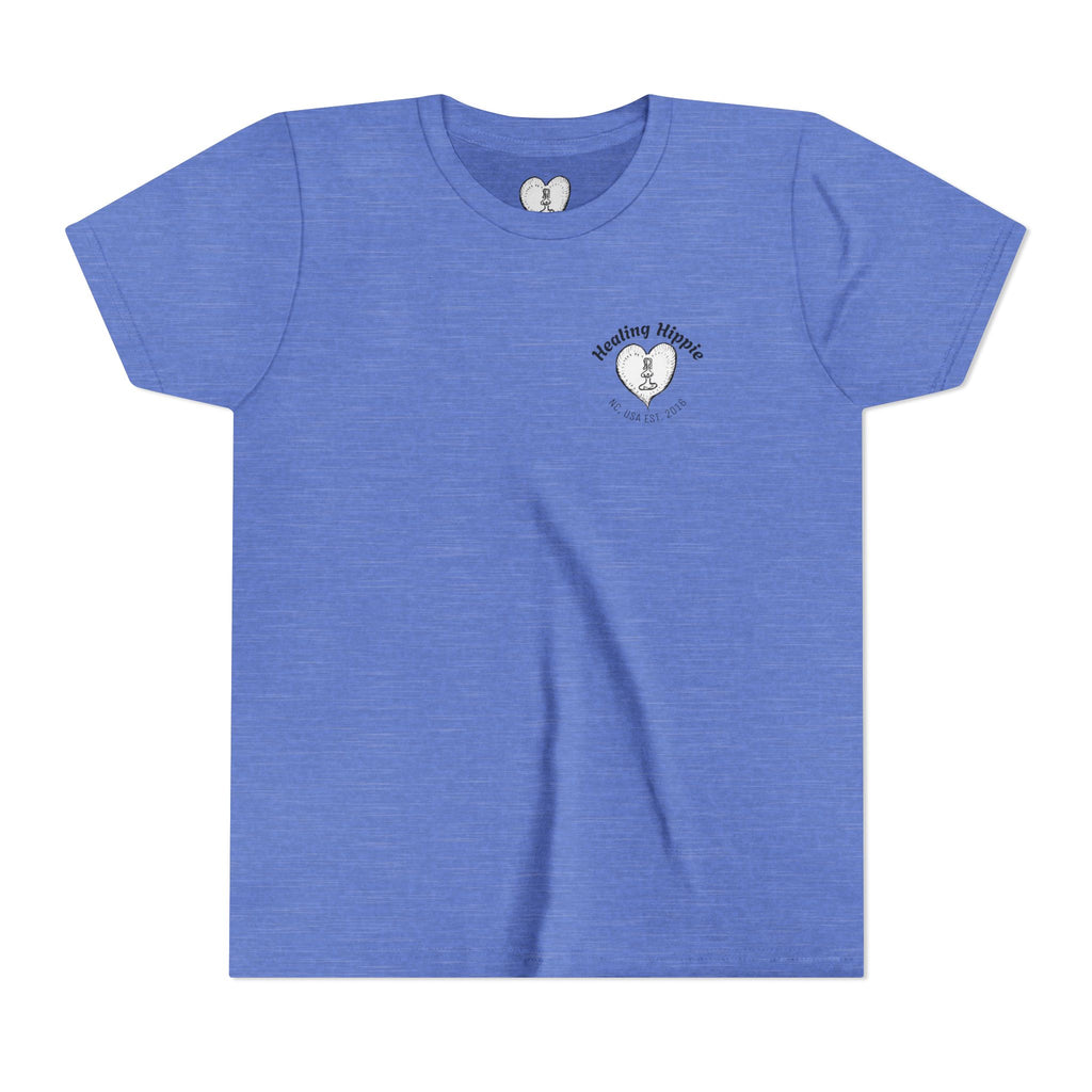 Youth Tee Classic Healing Hippie - Front and Back Design