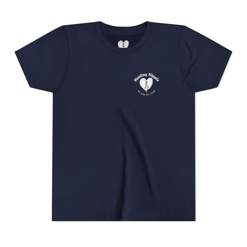 Youth Tee Classic Healing Hippie - Front and Back Design