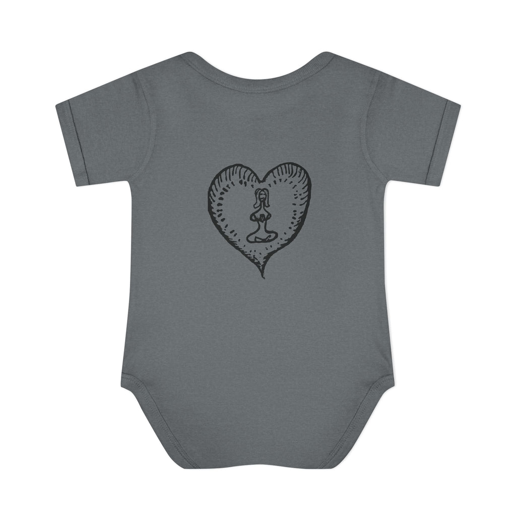 Healing Hippie Infant Bodysuit -  Front & Back Design