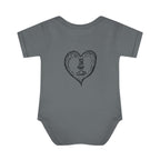 Healing Hippie Infant Bodysuit -  Front & Back Design