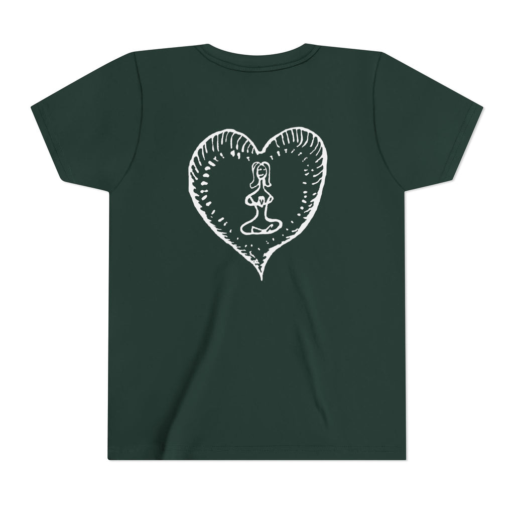 Youth Tee Classic Healing Hippie - Front and Back Design