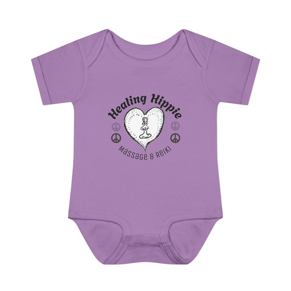 Healing Hippie Infant Bodysuit -  Front & Back Design