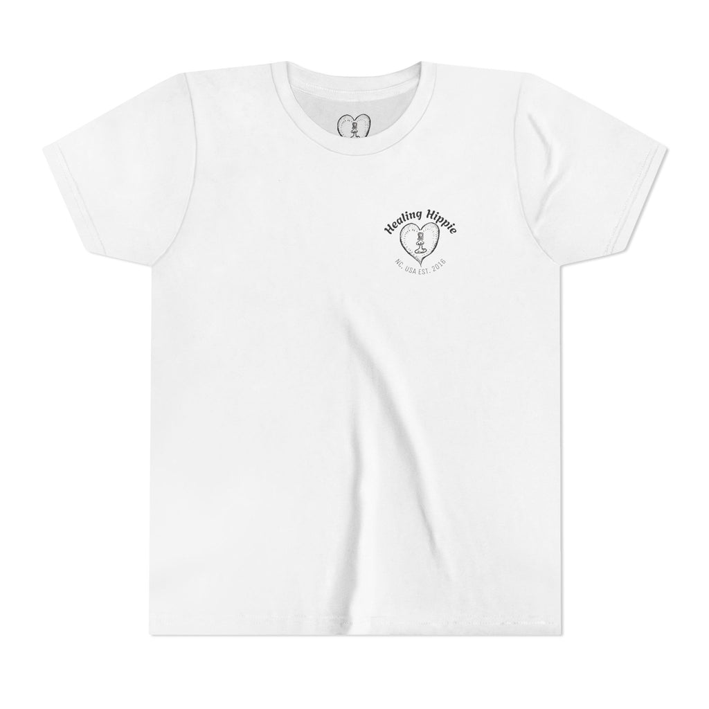 Youth Tee Classic Healing Hippie - Front and Back Design
