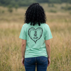 Unisex Tee Shirt - Front & Back Design, NC USA EST. 2016