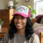 Healing Hippie Tropical NC,USA EST. 2016 Trucker Hat