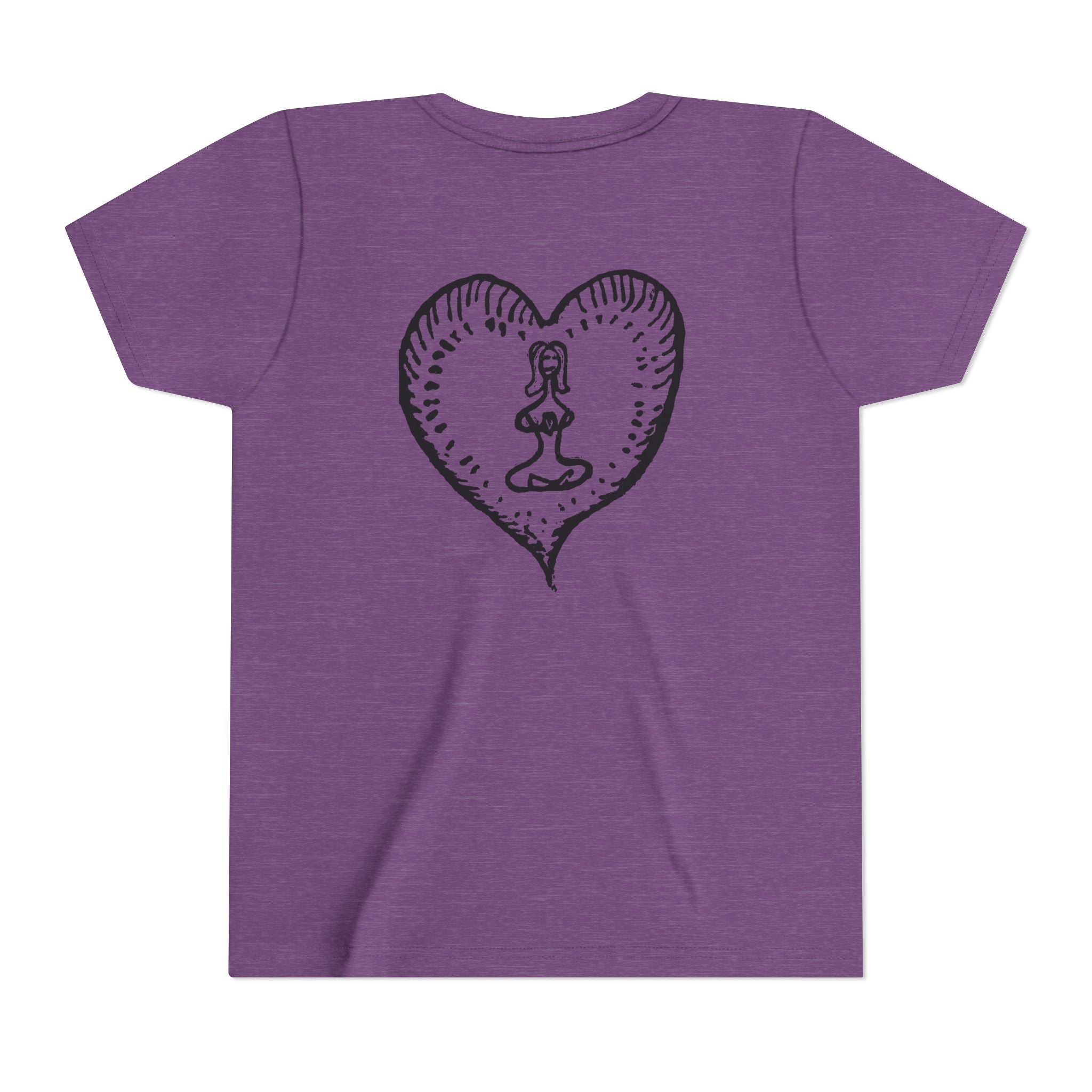 Youth Tee Classic Healing Hippie - Front and Back Design