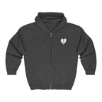 Unisex Healing Hippie Zip-Up Hoodie