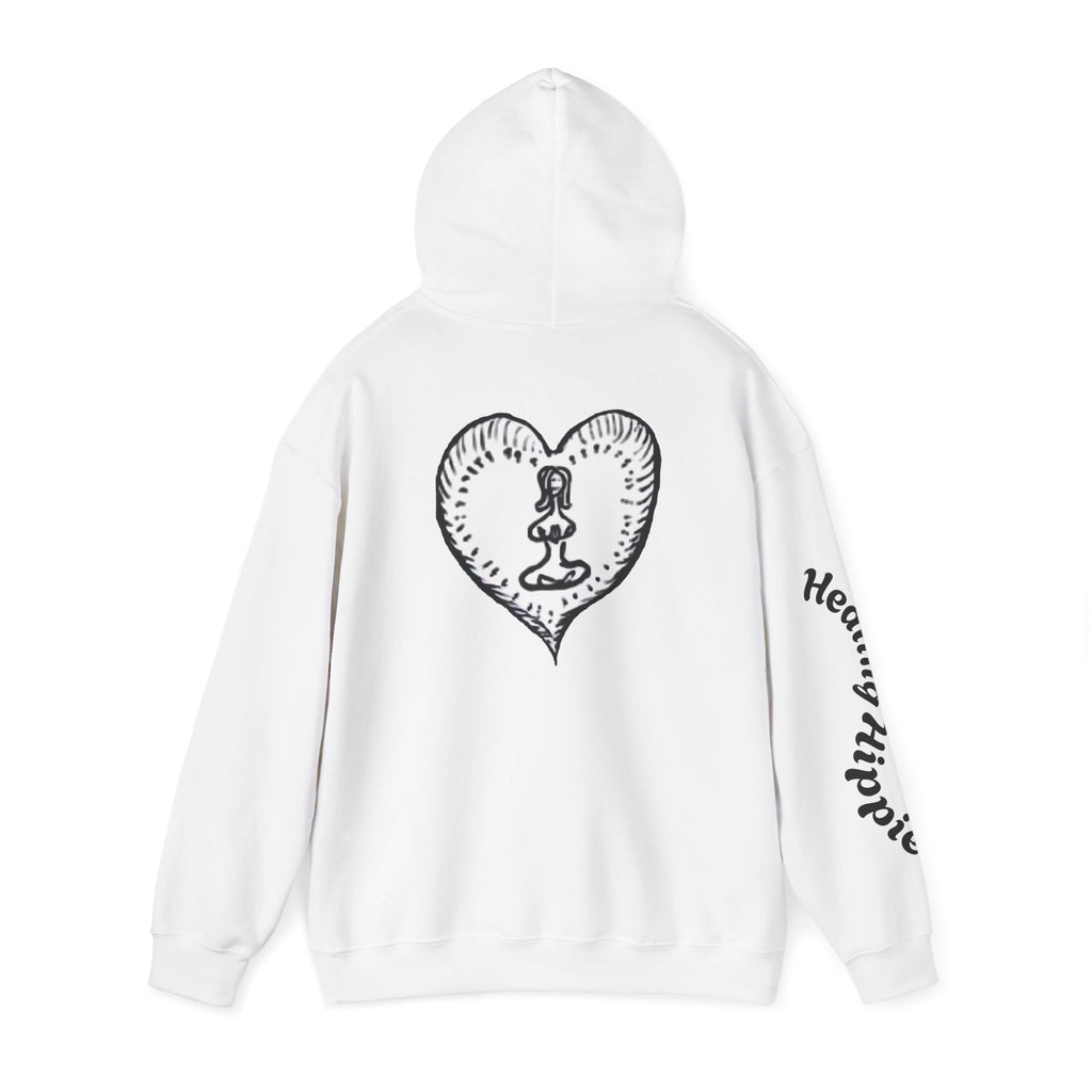 Unisex Pullover Hoodie - Front, Back and Arm Detail - NC,USA EST. 2016