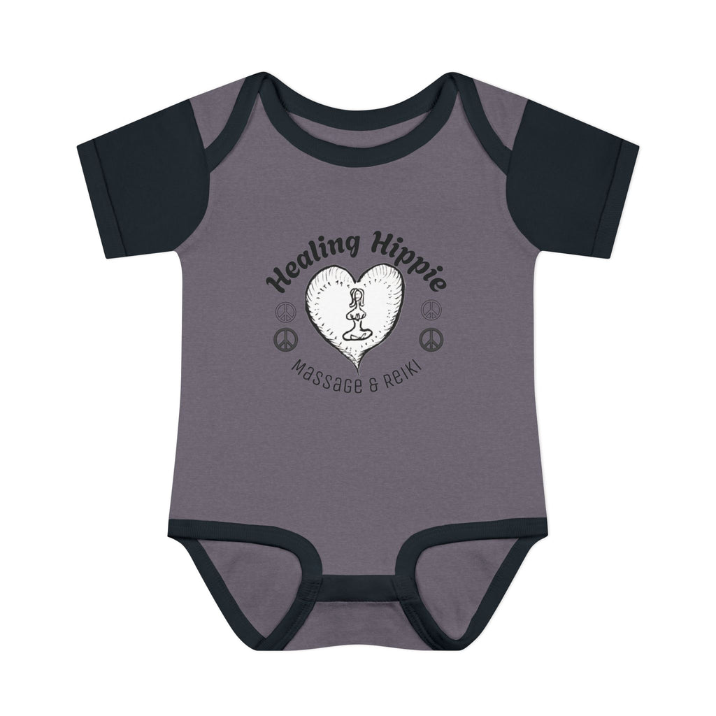 Healing Hippie Infant Bodysuit -  Front & Back Design