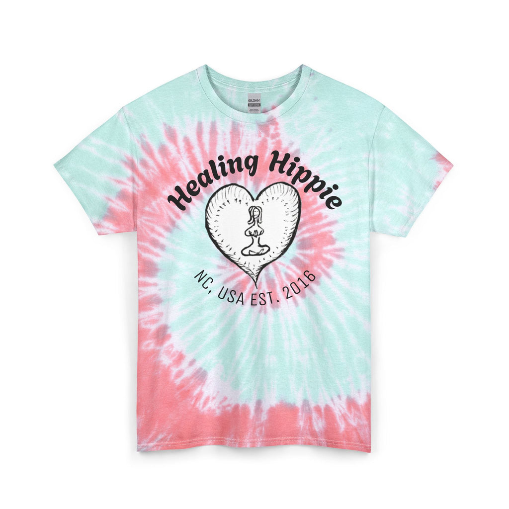 Unisex Eco Cotton Tie Dye- Large Front Design, NC USA EST. 2016