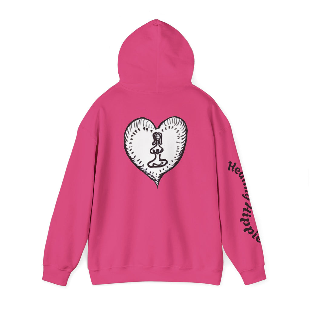 Unisex Pullover Hoodie - Front, Back and Arm Detail - NC,USA EST. 2016