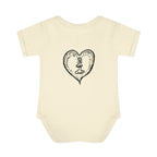 Healing Hippie Infant Bodysuit -  Front & Back Design