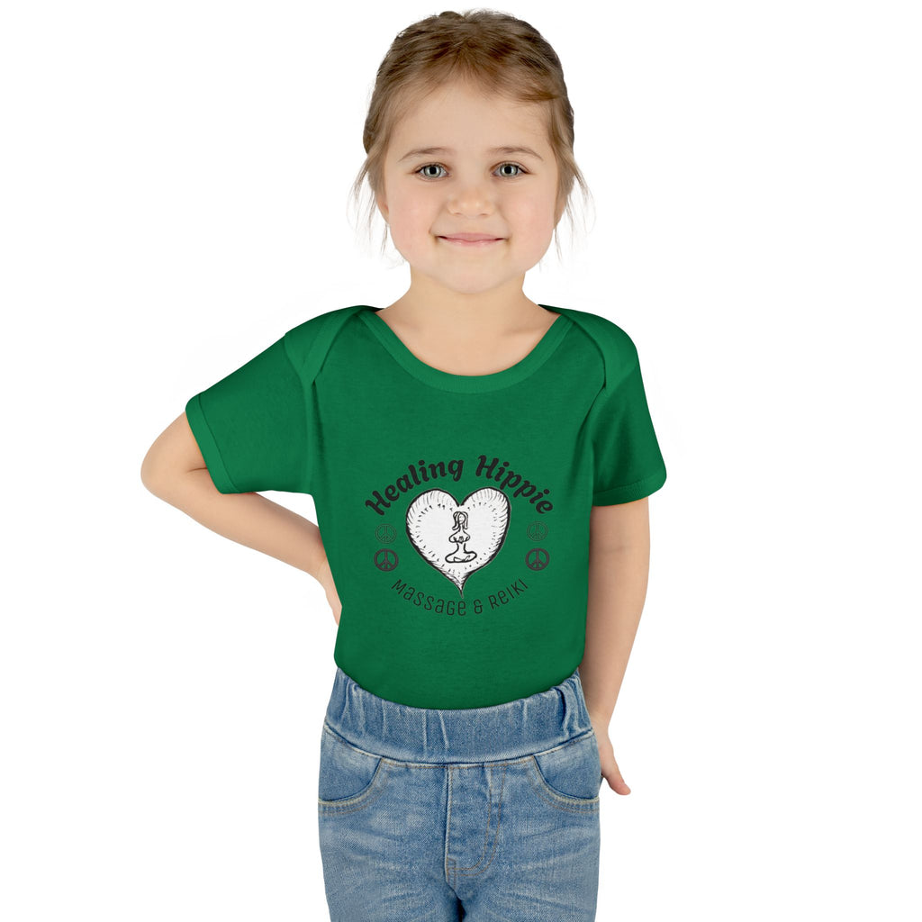 Healing Hippie Infant Bodysuit -  Front & Back Design