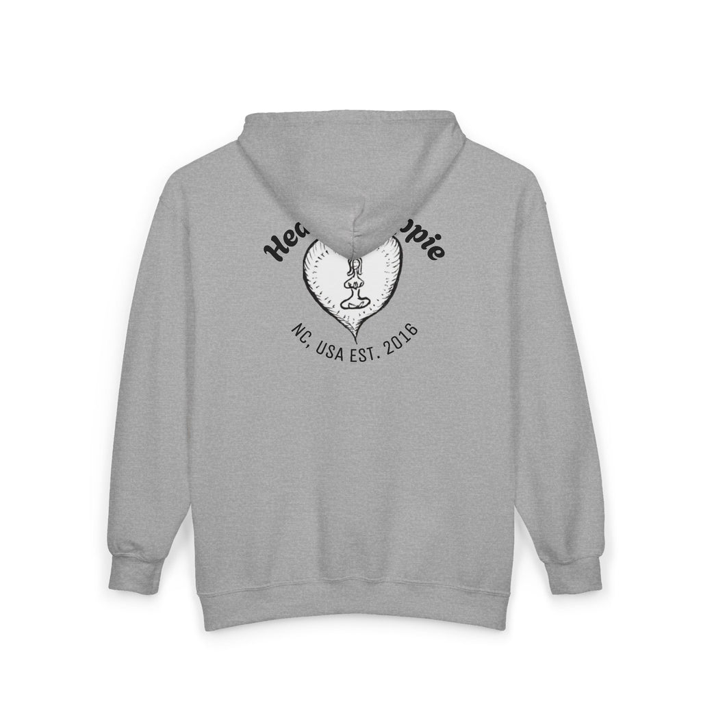 Unisex Healing Hippie Zip-Up Hoodie
