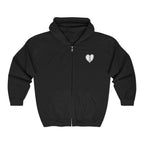 Unisex Healing Hippie Zip-Up Hoodie