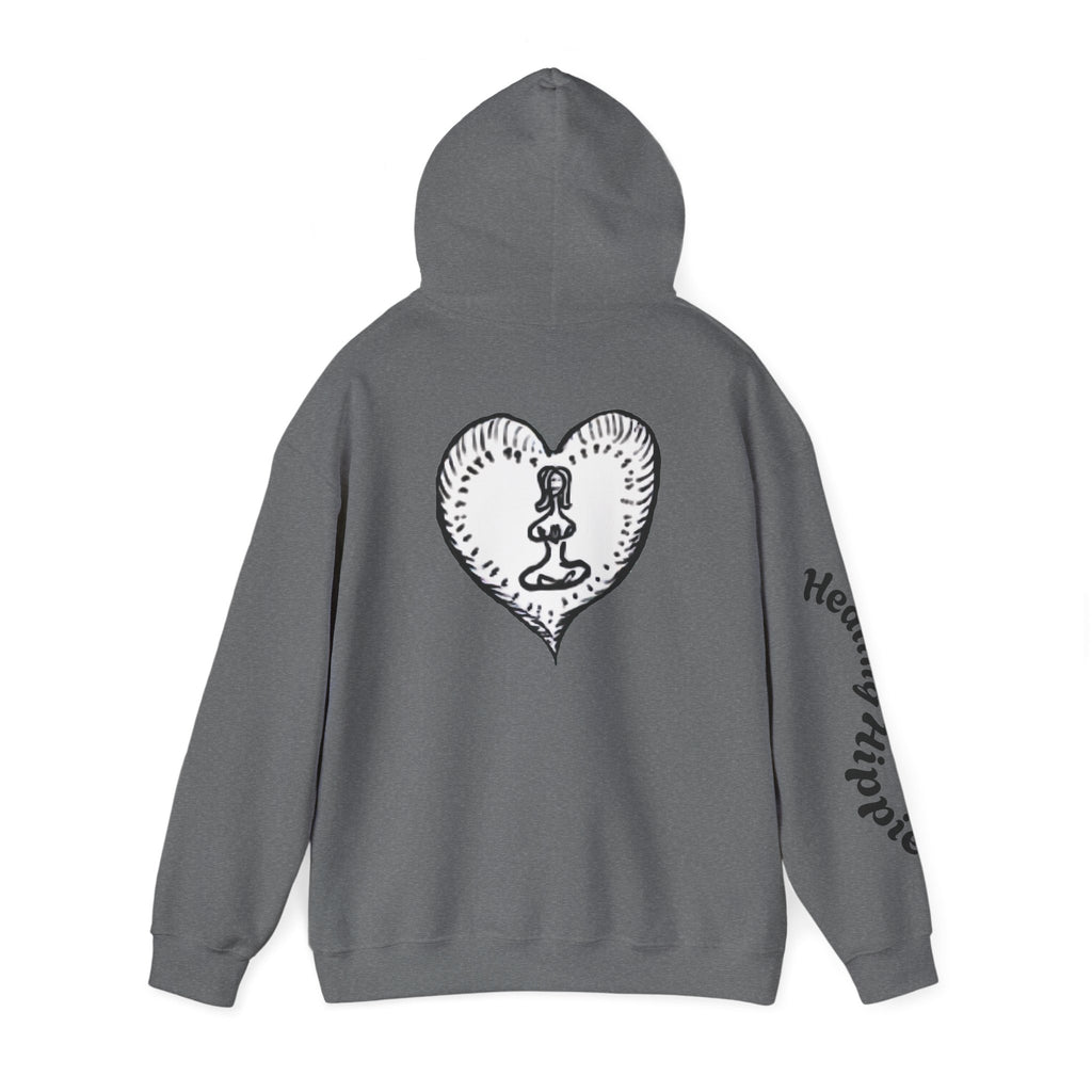 Unisex Pullover Hoodie - Front, Back and Arm Detail - NC,USA EST. 2016