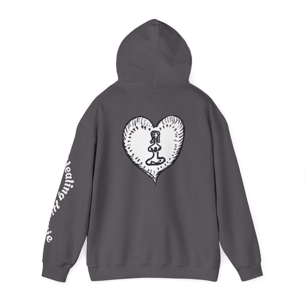 Unisex Pullover Hoodie - Front, Back and Arm Detail - NC,USA EST. 2016