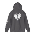 Unisex Pullover Hoodie - Front, Back and Arm Detail - NC,USA EST. 2016