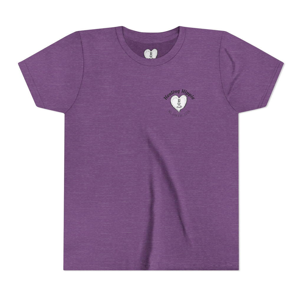 Youth Tee Classic Healing Hippie - Front and Back Design